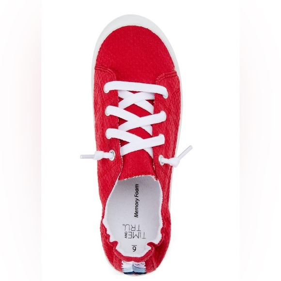 Time and Tru women’s scrunch back slip on sneakers; size: 6, 7, 8. You get both! - Picture 2 of 11